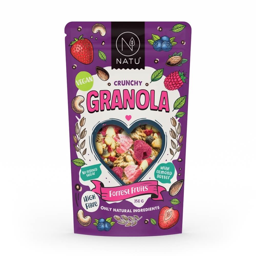 NATU Granola Lesní plody 350g