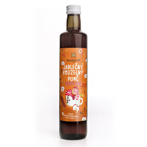 Sonnentor Jablečný kouzelný punč sirup BIO 500ml