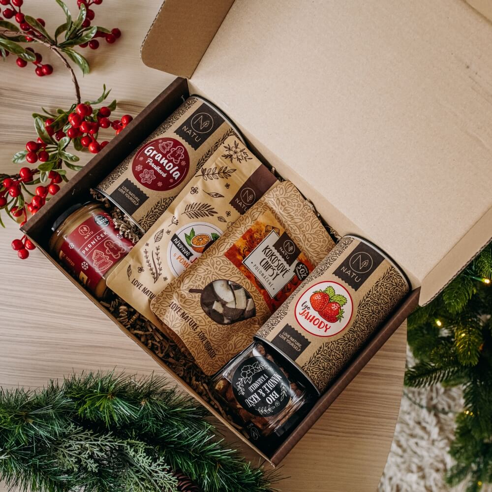 NATU Dárkový box Sladké a veselé