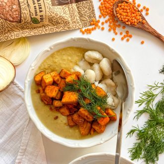 KOKOSOVÁ ČOČKA S RESTOVANÝM TOFU