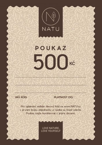 Elektronický dárkový poukaz 500 Kč