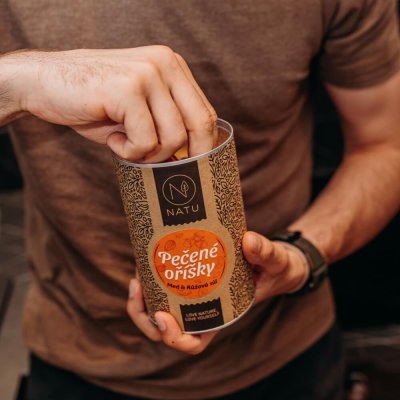 Pečené oříšky s medem a solí 500g