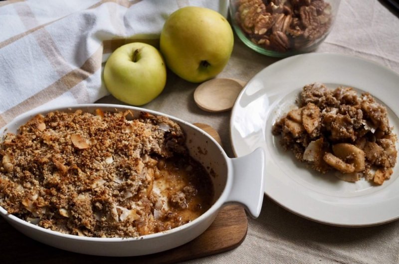 Jablečný crumble