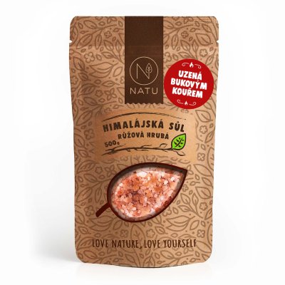 Uzená himalájská sůl hrubá 500g