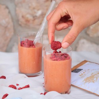 Exotické smoothie s macou: Energie z džungle