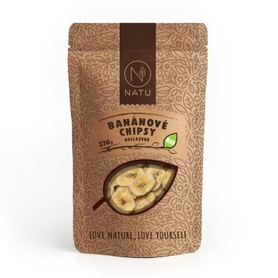 Banánové chipsy neslazené BIO 230g