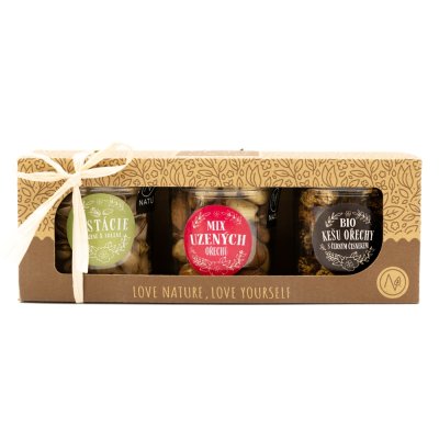 Dárkový set pražených & solených ořechů