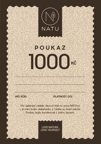 Elektronický dárkový poukaz 1000 Kč