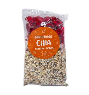 Super Porridge CHIA with Raspberries and Coconut 70g
