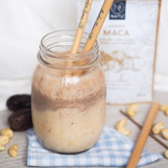 Salted caramel smoothie s macou