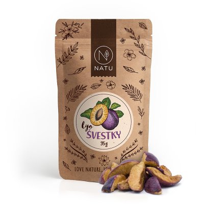 Freeze dried plums 35g