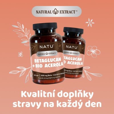 2+1 BetaGlukan 500 mg s BIO acerolou 60 kapslí