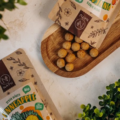 Ovocné kuličky ananasové BIO 90g