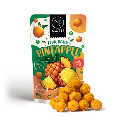 Organic Fruit Balls Pineapple  90g