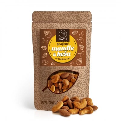 Roasted almonds and cashews with pinch of salt 200g