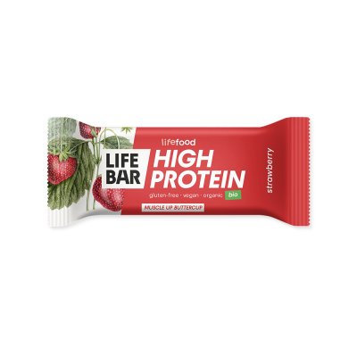 Organic Lifebar Protein Strawberry 40g