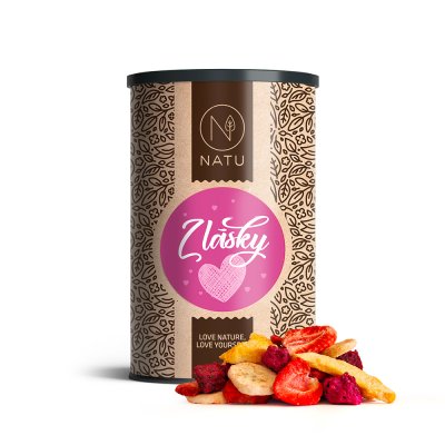 Tubus plný sladkého ovoce - design dle výběru 85g - Motiv: S tebou mě baví svět 85g