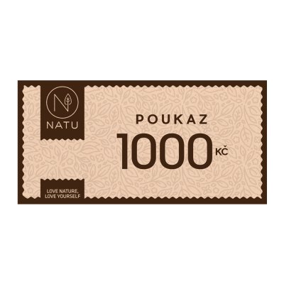 Dárkový poukaz 1000 Kč