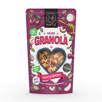 Paleo Granola Cherry and Almond 3x350g