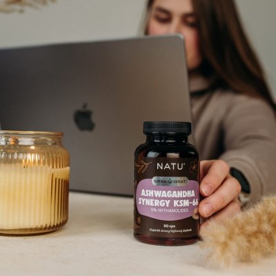 2+1 Ashwagandha extrakt KSM-66 (5% withanolidů) s piperinem 90 kapslí