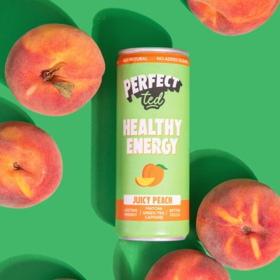 Healthy Matcha Energy Drink broskev 4x250 ml