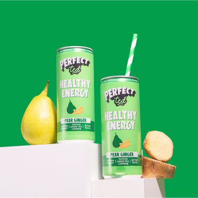 Healthy Matcha Energy Drink Pear and Ginger 250ml