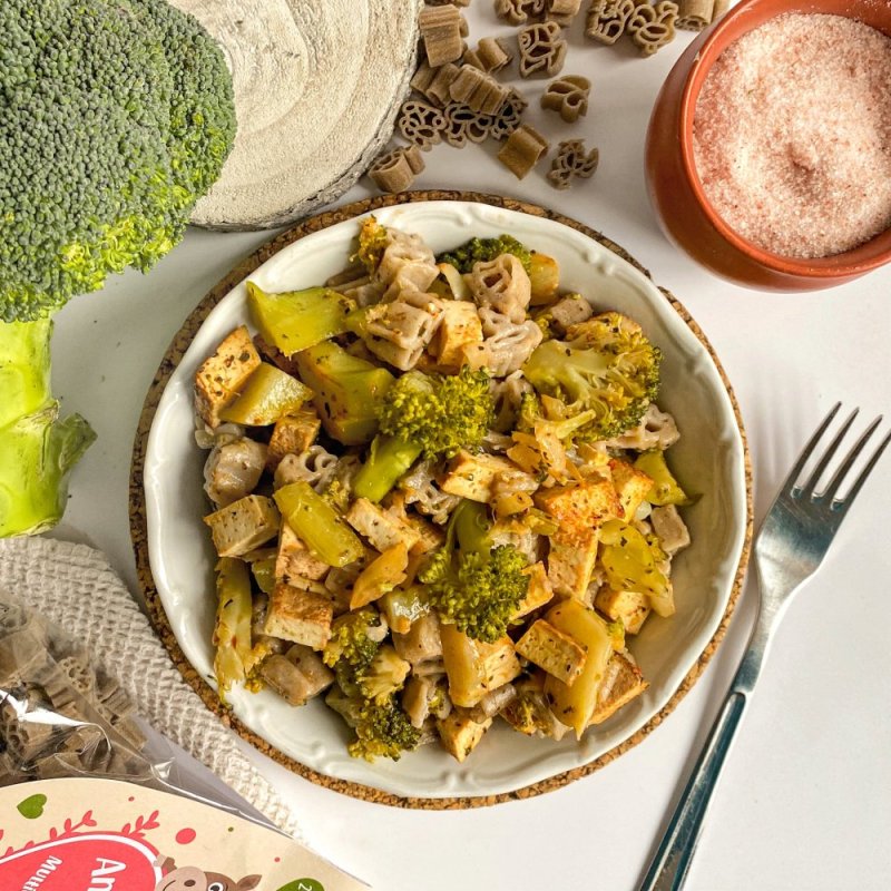 Vegan těstoviny s tofu