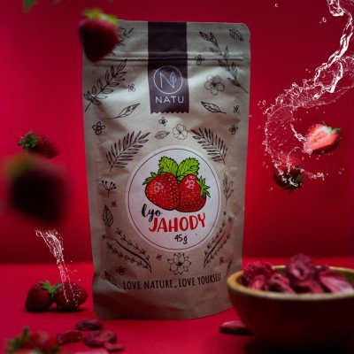 Freeze Dried Strawberry Slices 45g