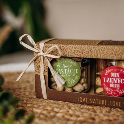 Dárkový set pražených & solených ořechů