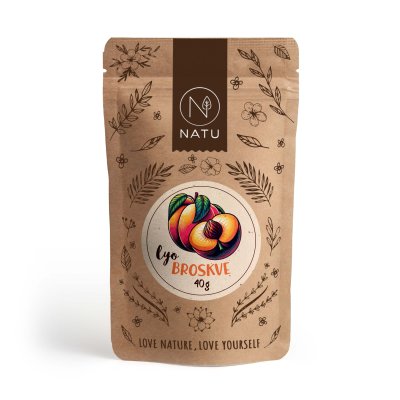 Freeze Dried Peach slices 40g