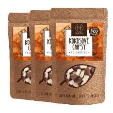 Coconut Chips Dipped in Chocolate 3x140g