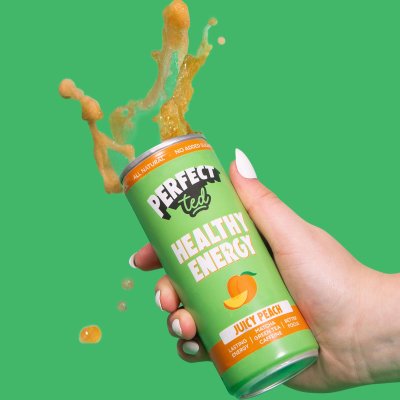 Healthy Matcha Energy Drink broskev 4x250 ml