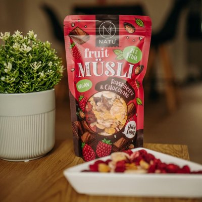 Müsli Maliny a čokoláda 270g