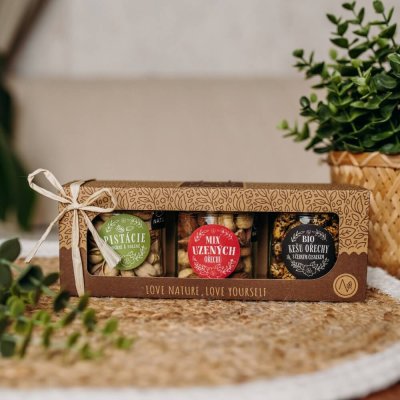 Dárkový set pražených & solených ořechů