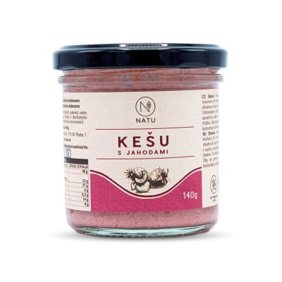 Cashew Butter with Strawberries 140 g
