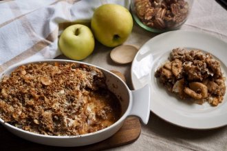 Jablečný crumble