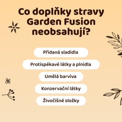 Garden Fusion Vitamin C 500 mg pro imunitu 90 kapslí