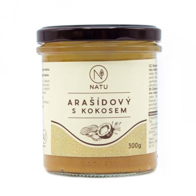 Arašídový krém s kokosem 300g