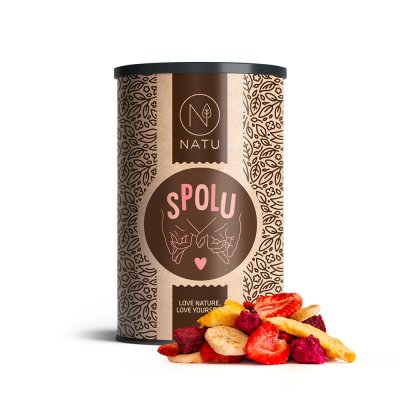 Tubus plný sladkého ovoce - design dle výběru 85g - Motiv: S tebou mě baví svět 85g