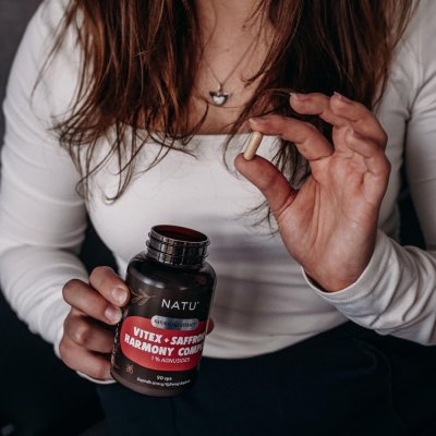 Drmek extrakt (1% agnusidů) se šafránem 90 kapslí