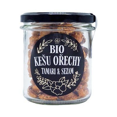 Kešu ořechy s tamari a sezamem BIO 140g
