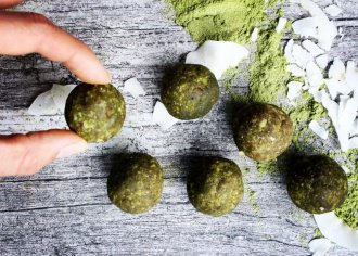 Matcha RAW kuličky