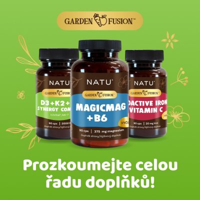 Garden Fusion Vitamin D3+K2+K1 Synergy Complex 2000 IU 90 kapslí