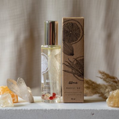 Alma aromaterapeutická mlha s krystalovými korálky Raduj se 50ml