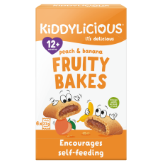 Kiddylicious koláčky broskvovo-banánové 6x22g