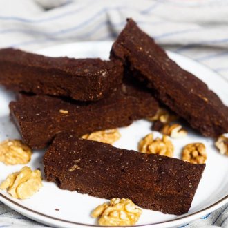 Brownie protein bars