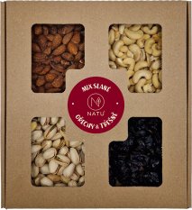 Dárkový box Slané ořechy s třešněmi 390g