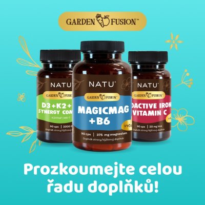Garden Fusion MSM 1500 mg s vitaminem C 180 kapslí