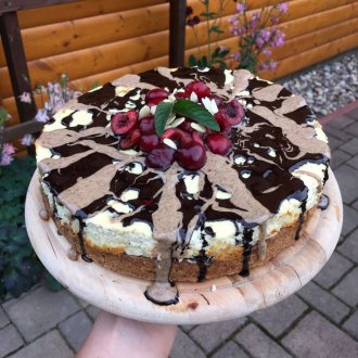 Mandlový cheesecake