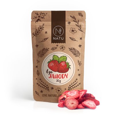 Freeze Dried Strawberry Slices 20g
